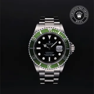 Rolex Submariner Date 16610 T Stainless steel Black