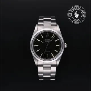 Rolex Air King 14000 Stainless steel Black