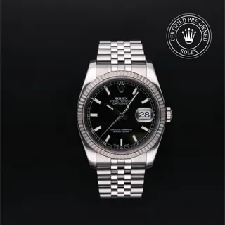 Rolex Datejust 36 116234 Stainless steel Black