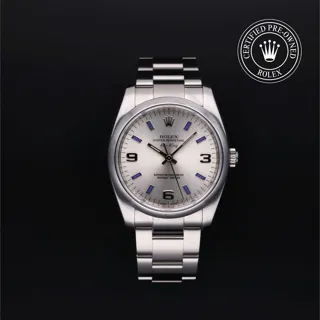 Rolex Oyster Perpetual 114200 Stainless steel Silver