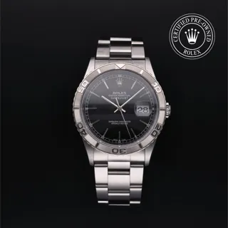 Rolex Datejust Turn-O-Graph 16264 Stainless steel Black