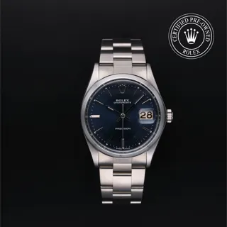 Rolex Oysterdate Precision 6694 Stainless steel Blue