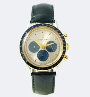 Universal Genève Panda Chrono Compax 284.495 Stainless steel two tone