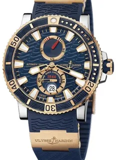 Ulysse Nardin Maxi Marine Diver 265-90-3/93 45mm Titanium Blue