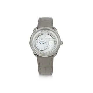 Hermès Arceau AR10.530 Stainless steel White