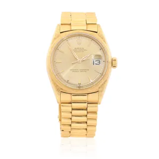 Rolex Datejust 1601 18k Gold Champagne