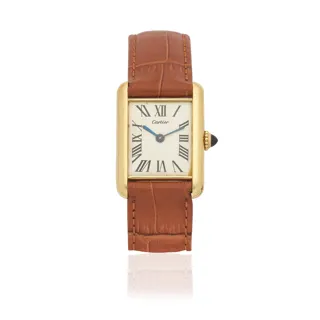 Cartier Tank 18k Gold Silver