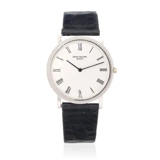 Patek Philippe Calatrava 3520 18k white gold White