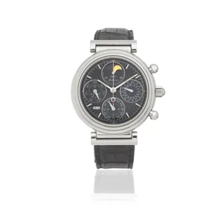 IWC Da Vinci Perpetual Calendar 3750-030 Stainless steel Black