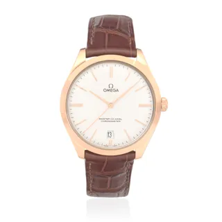 Omega De Ville Trésor O432.53.40.21.02.002 18k rose gold Silver