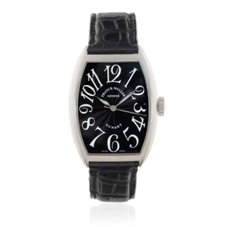 Franck Muller Cintree Curvex 5850 SC Stainless steel Black