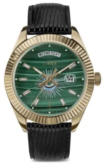 Timex x Jacquie Aiche Golden Eye 26603220-17 Stainless steel green