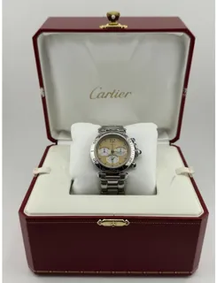 Cartier Pasha de Cartier 1050 Stainless steel White