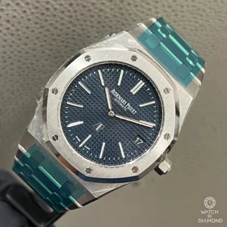 Audemars Piguet Royal Oak 15202ST.OO.1240ST.01 Stainless steel Blue