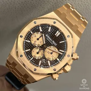 Audemars Piguet Royal Oak 26331OR.OO.1220OR.02 41mm Rose gold Brown