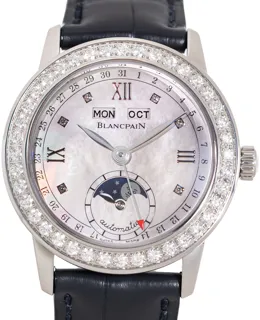 Blancpain Lu00e9man Moonphase Quantiu00e8me Complet 2360-4691AA-055A 18k white gold White