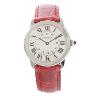 Cartier Ronde Solo 2933 Stainless steel Silver