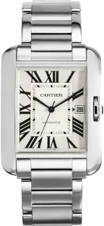 Cartier Tank Anglaise w5310008 Stainless steel Silver