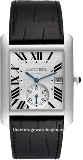 Cartier Tank W5330003 Stainless steel Silver