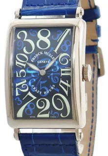 Franck Muller Crazy Hours 1200 CH 45mm White gold Blue