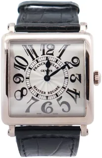 Franck Muller Master Square 6002 M QZ V White gold Silver