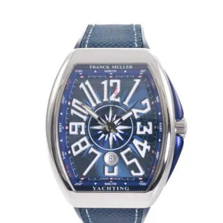 Franck Muller Vanguard V45 SCDTD Stainless steel Blue