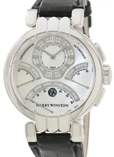 Harry Winston Premier 200-MCRA39W 39mm White gold White