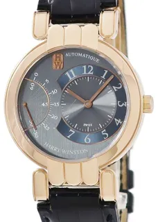 Harry Winston Premier 200MASR37R 37mm Rose gold Gray