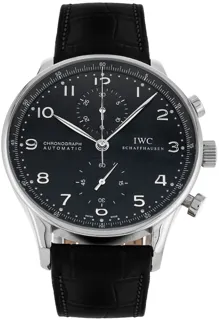 IWC Portugieser IW371438 Stainless steel Black