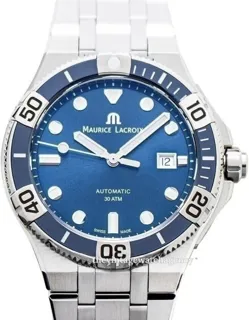 Maurice Lacroix Aikon Automatic AI6058-SS002-430-1 Stainless steel blue