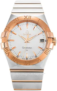 Omega Constellation Quartz 123.20.35.60.02.001 Red gold Silver