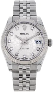 Rolex Datejust 31 178274 31mm White gold and Stainless steel Silver