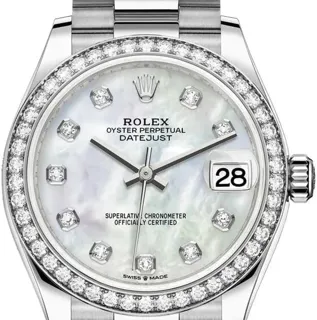 Rolex Datejust 31 278289RBR White gold White