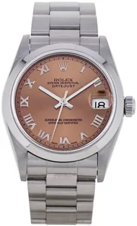 Rolex Datejust 31 68240 Stainless steel Salmon