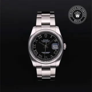 Rolex Datejust 36 116200 Stainless steel Black