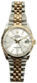 Rolex Datejust 36 126231-0033 Rose gold and Stainless steel Silver