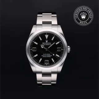 Rolex Explorer 214270 Stainless steel Black