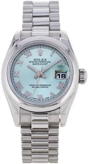 Rolex Lady-Datejust 179166 Platinum Blue