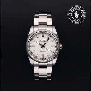 Rolex Oyster Perpetual 114200 Stainless steel White