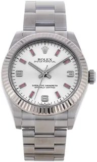 Rolex Oyster Perpetual 31 177234 White gold and Stainless steel Silver