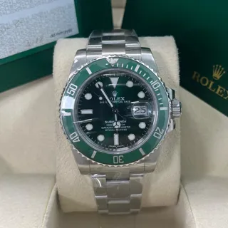 Rolex Submariner Date 116610LV Stainless steel Green