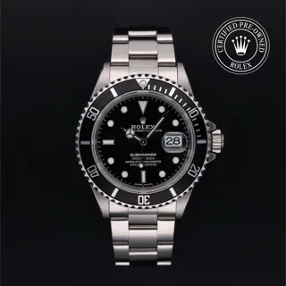 Rolex Submariner 16610 Stainless steel Black