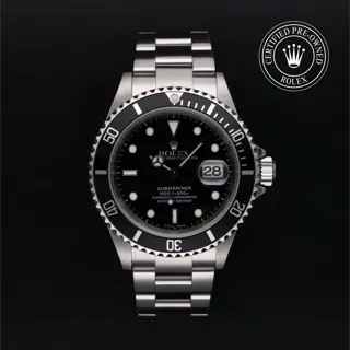 Rolex Submariner 16610 Stainless steel Black