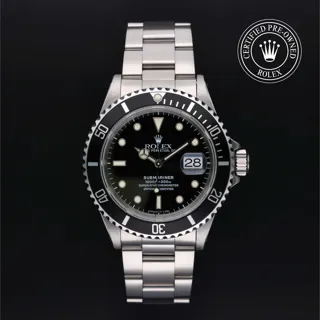 Rolex Submariner 16610 Stainless steel Black