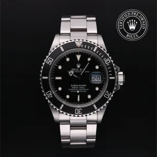 Rolex Submariner 16800 Stainless steel Black