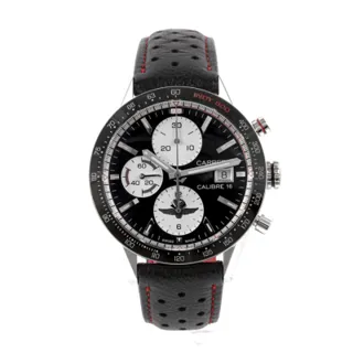 TAG Heuer Carrera CV201AS.FC6429 Ceramic and Stainless steel Black