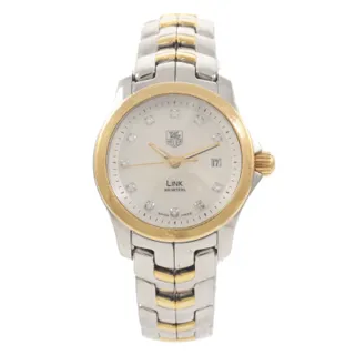 TAG Heuer Link WJF1353 Stainless steel and 18k yellow gold White