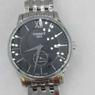 Tissot Tradition T0634281105800 40mm Stainless steel Black