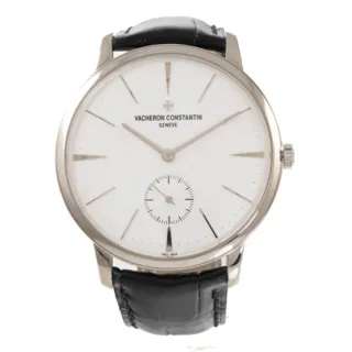 Vacheron Constantin Patrimony 1110U/000G 42mm 18k white gold Silver