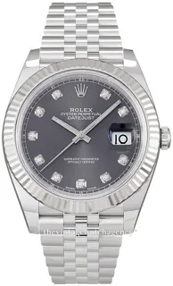 Rolex Datejust 41 126334-0006 White gold and Stainless steel Gray